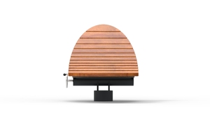 street furniture, seating, chaise longue, rotatable, strefa relaksu