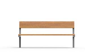 street furniture, seating, wood backrest, wood seating