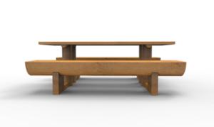 street furniture, bench, picnic set, table