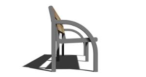 street furniture, seating, armrest, wood seating