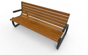 street furniture, seating, armrest, wood seating