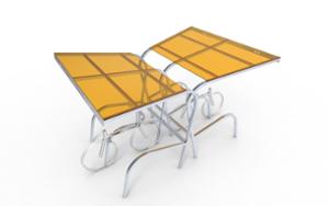 street furniture, double-sided , other, modular, bicycle stand, cycle rack, canopy, bicycle canopy, multiple stands