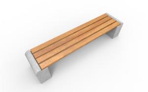 street furniture, bench, concrete, smooth concrete, flushed concrete, wood seating