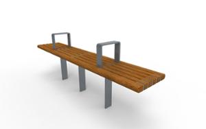 street furniture, bench, for warsaw, armrest, wood seating