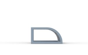 street furniture, bench, steel seating