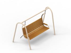 street furniture, swing, other, seating, curved, strefa relaksu