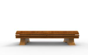 street furniture, concrete, smooth concrete, double-sided , bench, wood seating