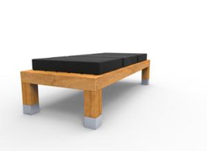 street furniture, double-sided , 230v and/or usb socket, bench, upholstered seating, wood seating