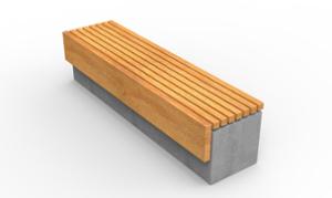 street furniture, bench, concrete, smooth concrete, wall top, wood seating