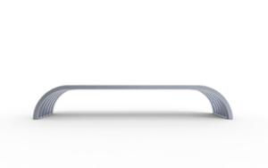street furniture, bench, steel seating