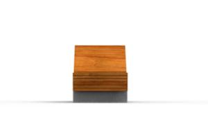 street furniture, bench, seating, leasure and rest, concrete, smooth concrete, chaise longue, wall top, wood seating
