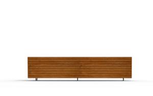 street furniture, double-sided , bench, wood seating