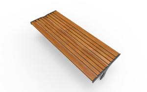 street furniture, bench, double-sided , wood seating