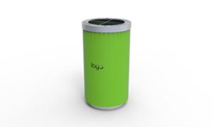 street furniture, litter bin, logo, full segregation
