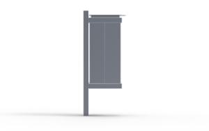 street furniture, litter bin, for dogs, logo