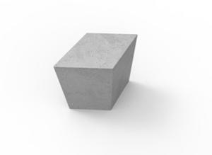 street furniture, bollard, concrete, smooth concrete
