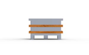 street furniture, planter, mobile (pallet jack compatible)
