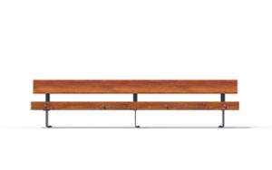street furniture, seating, vertical planks, wood backrest, wood seating