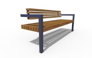 street furniture, seating, logo, wood backrest, armrest, wood seating