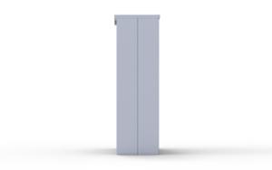 street furniture, litter bin, full segregation, side aperture