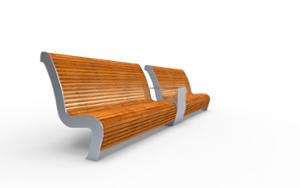 street furniture, seating, logo, wood backrest, armrest, wood seating, high backrest