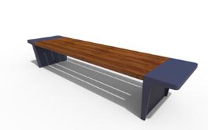 street furniture, bench, for warsaw, wood seating