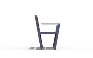 street furniture, seating, logo, wood backrest, armrest, wood seating