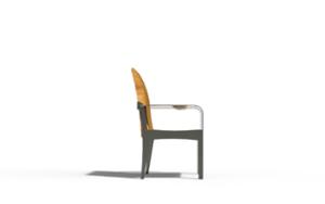 street furniture, seating, armrest, scandinavian line, small table