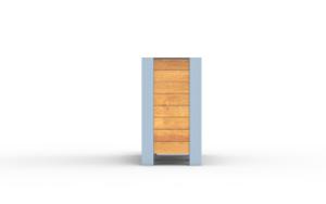 street furniture, litter bin, mobile (pallet jack compatible), full segregation