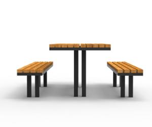 street furniture, picnic set, bench, accessible for disabled, table