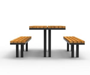 street furniture, bench, picnic set, accessible for disabled, table