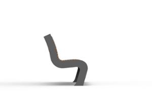 street furniture, seating, logo, wood backrest, wood seating