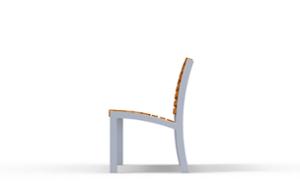 street furniture, seating, wood backrest, wood seating