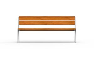 street furniture, seating, wood backrest, wood seating