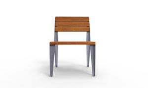 street furniture, chair, for single person, seating, wood backrest, wood seating