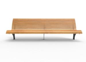 street furniture, seating, wood backrest, armrest, wood seating, vintage, high backrest