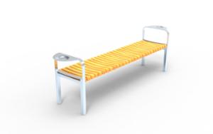 street furniture, horizontal planks, bench