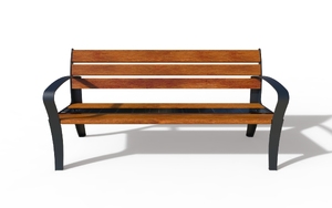 street furniture, seating, solar, fotowoltaika, wood seating, solarna listwa smartbeam, vintage