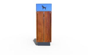 street furniture, canopy roof / lid, for dogs, litter bin, safety ashtray
