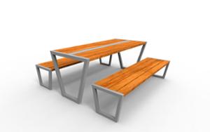 street furniture, picnic set, bench, table