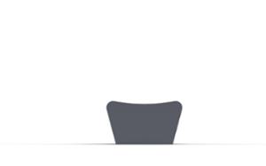 street furniture, bench, double-sided , lighting, steel seating