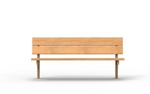 street furniture, seating, wood backrest, wood seating