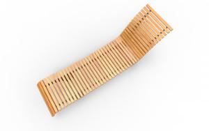 street furniture, seating, leasure and rest, chaise longue, wood backrest, wood seating