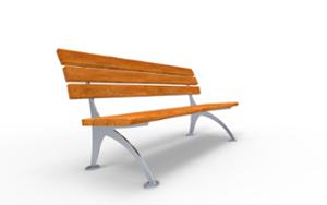 street furniture, seating, wood backrest, wood seating, vintage