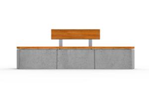 street furniture, concrete, smooth concrete, price per metre, length measured on longer side, bench, seating, curved