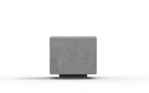 street furniture, litter bin, concrete, smooth concrete