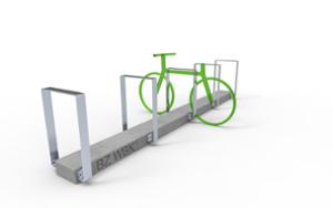 street furniture, smooth concrete, bicycle stand, cycle rack, multiple stands, free-standing