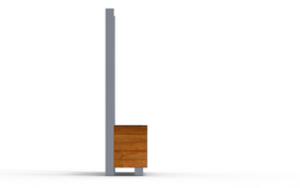 street furniture, planter, wood, other, mobile (pallet jack compatible), trelly