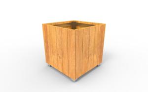 street furniture, planter, rectangular, scandinavian line