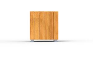 street furniture, planter, rectangular, scandinavian line